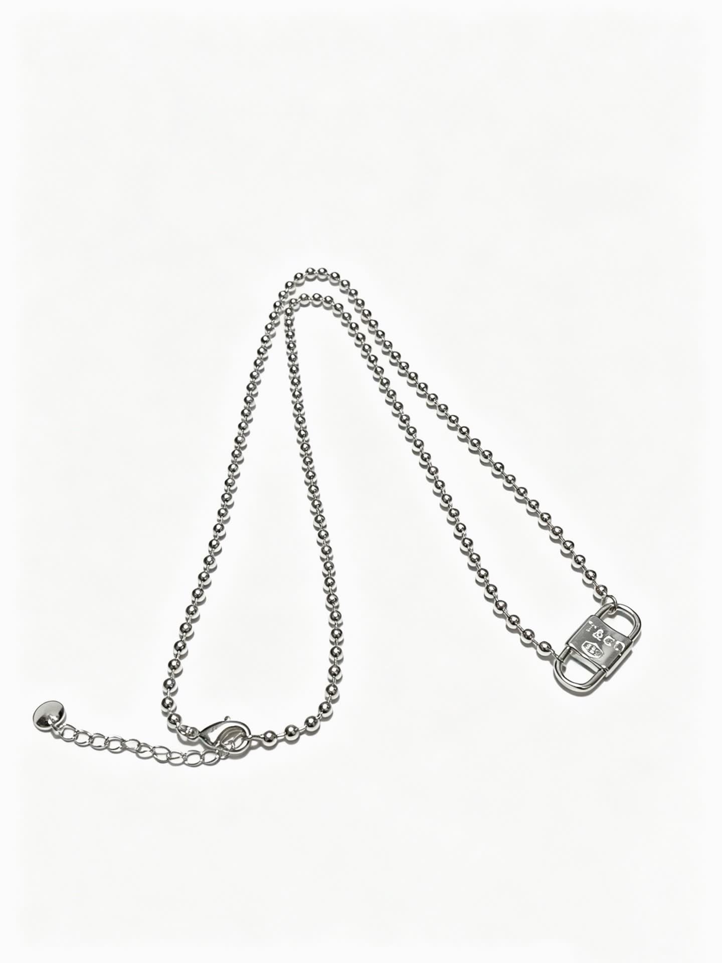 Tiffany & Co. Sterling Silver Beaded Necklace